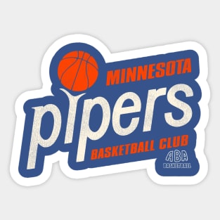 Defunct Minnesota Pipers Basketball Team Sticker